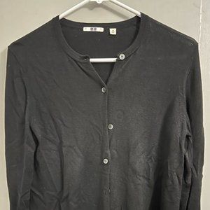 Uniqlo Black Cardigan M